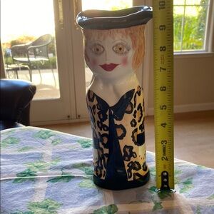 “Francis” Hand-Painted Ceramic Vase by GANZ
